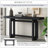 59.1'' Painted Entryway Table With Pine Veneer,Unique Triple Rectangle Design Console Table With Thick Pine Wood Legs,Extra Long Sofa Table Versatile For Hallway, Living Room,Kitchen-774017017