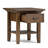 Redmond 19"W Solid Wood Transitional End Table with Drawer, Open Shelf and Tapered Legs-1004783479