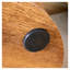 Table d'appoint cylindrique à motifs - Table d'appoint polyvalente en bois pour le salon, la chambre à coucher et les petits espaces