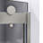 Sapphire 56" W x 76" H Frameless Shower Door-34055479-56457882