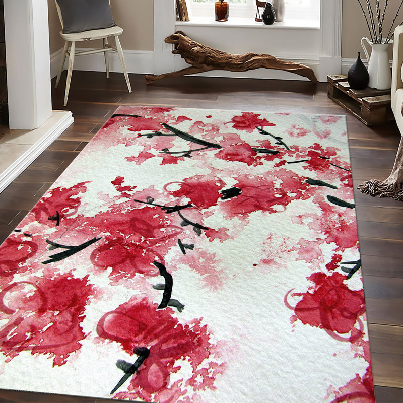 Non-Woven Soft Printed Rug with Intricate Geometric Design for an Artistic Touch in Any Room, Runner 3'3" x 9'2"