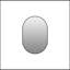 Parrett ovale avec cadre en aluminium-745198470
