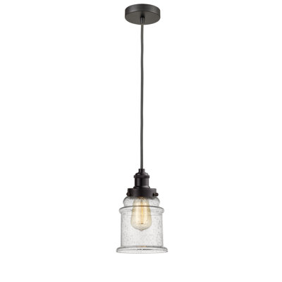 Luminaire suspendu en forme de cloche à 1 lumière Waterville