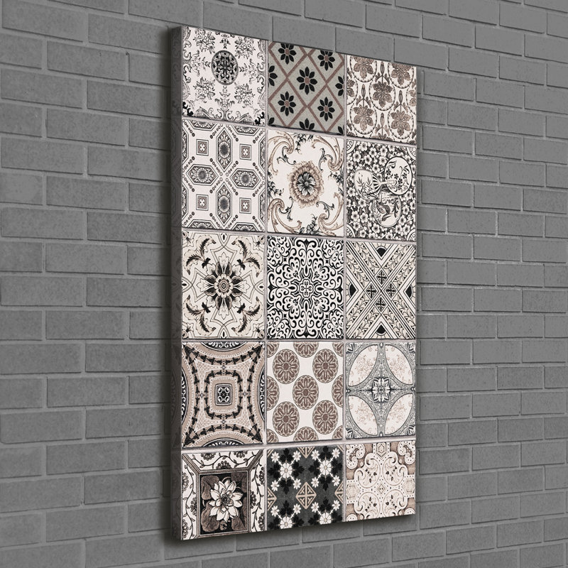 Ceramic Tiles - Wrapped Canvas Print