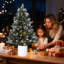 Arbre de Noël artificiel de table 3 pi pré-éclairé - Mini arbre de Noël pour la maison ou le bureau