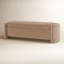 Banc de rangement rembourré 62 po Mizel-980013840