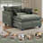 Mercer41 Upholstered 41.7"  Chenille Armchair with Ottoman-758575795