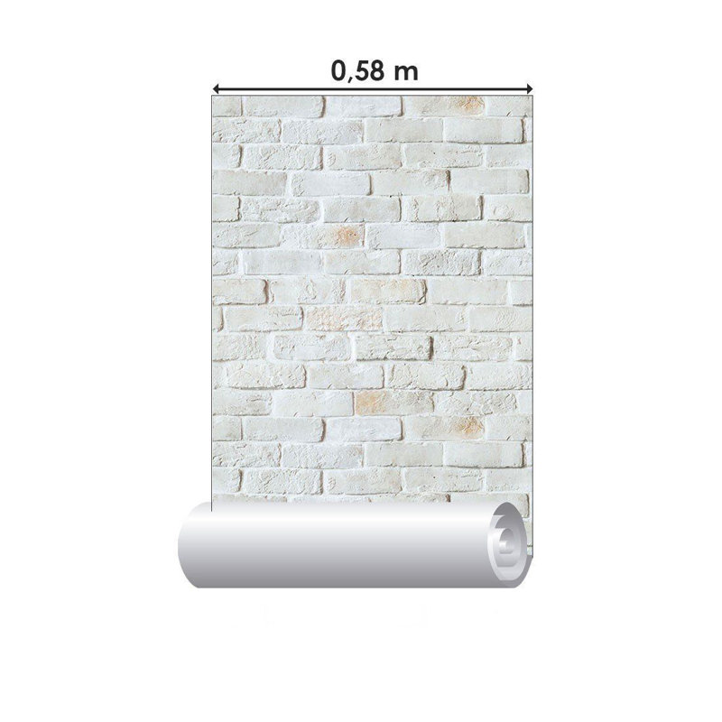 Rouleau de papier peint adhésif L 126 po x l 24 po