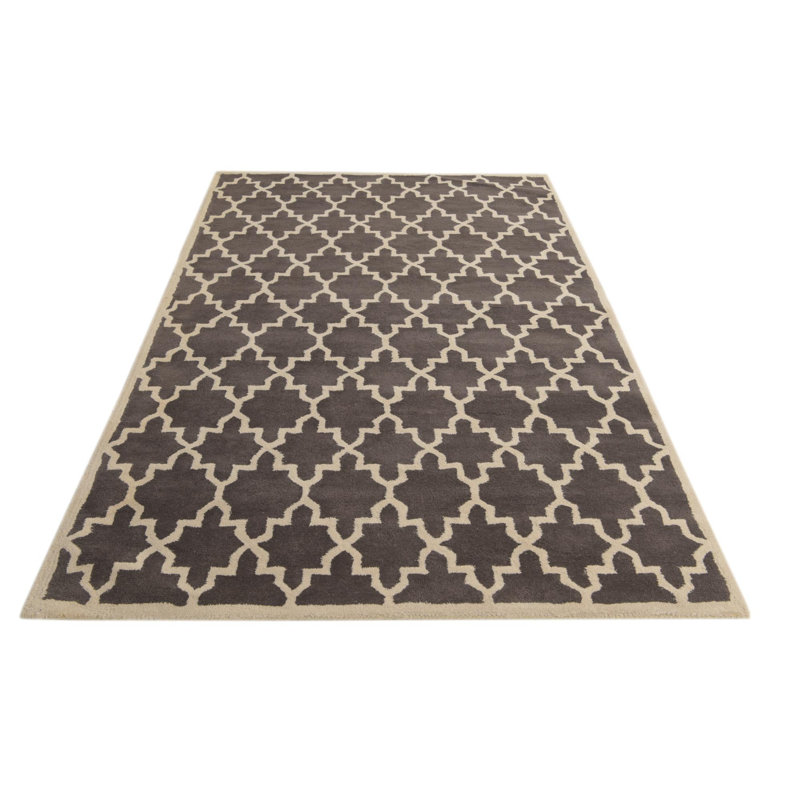 Tapis noir Otto