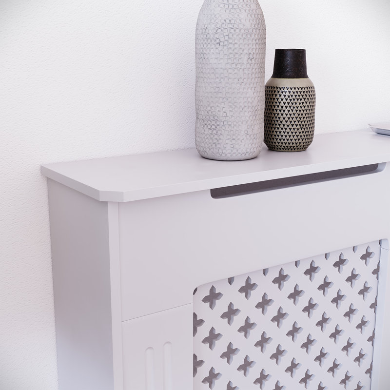 Reta Radiator Cover, 82cm H x 111cm W x 19cm D, White