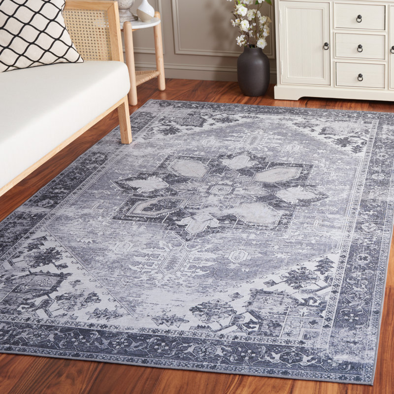 Mubarik Performance Machine Washable Oriental Rug, Rectangle 5' x 8'