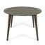 Tables de patio durables, 47,25 po en bois d'acacia, salle à manger d'extérieur gris moderne