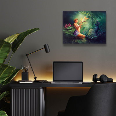 «Birds Of Paradise» par Kirk Reinert, art mural en verre acrylique