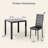 3 - Piece Glass Top Dining Set-833953736