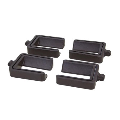 Bed Wheel Stoppers for Furniture Casters to Prevent Movement and Protect Floors on Smooth Surfaces - Set of 4