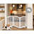 Pinette Wood Free Standing Pet Gate
