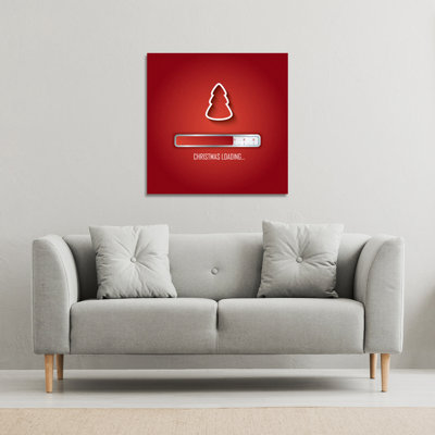 Christmas Loading - Wrapped Canvas Print