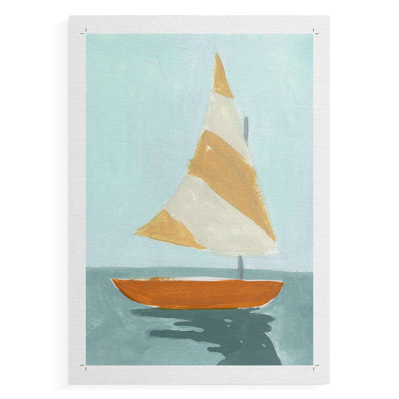 Petite voile I - Impression sur toile seulement - NON-CADRE, H 27 po x l 18 po