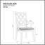 2 chaises avec accoudoirs pour la salle à manger, look Mid-Century, revêtement confortable, chêne blanc, salle à manger en bois d'hévéa massif rétro de 2, revêtement en tissu, salon, restaurant-116737869