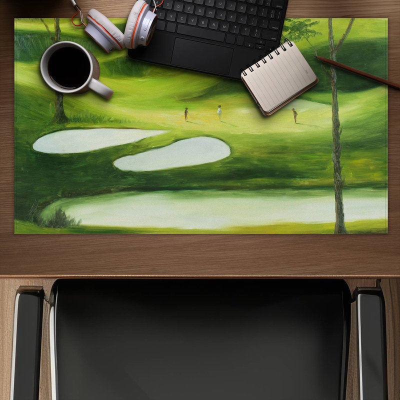 Big golf course - 14.00"x24.25" Desk mat