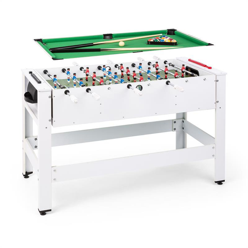 60cm L 2 Game Rotating Multi Game Table, White