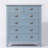 Kostka Modern 2+4-Drawer Storage Dresser with Silver shell Metal Handles, Blue
