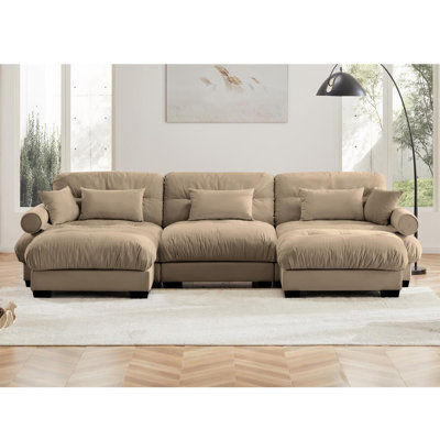 130'' Wide Upholstered Sectional