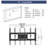 TV Console With Push-To-Open Storage Cabinet For TV Up To 65In Wood &Glass TV Stand For Living Room Bedroom