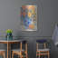 Art mural luxueux «Oriental Bouquet I» par Tim O'Toole, art mural en métal-101684246