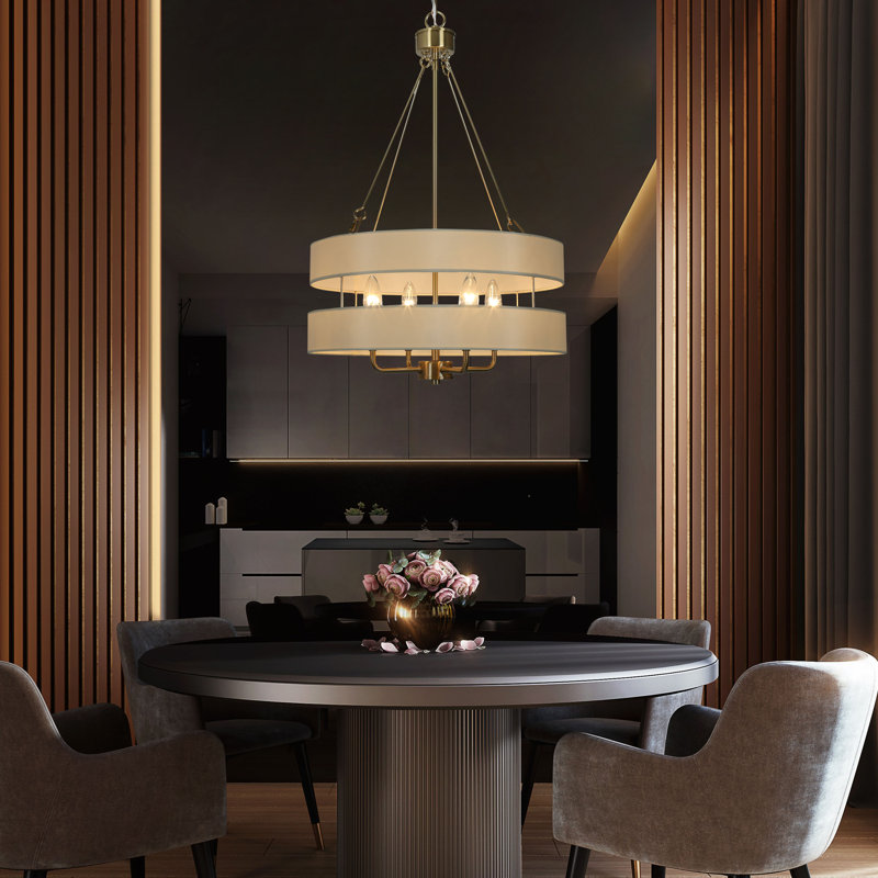 Mikeyah 4 - Light Dimmable Chandelier