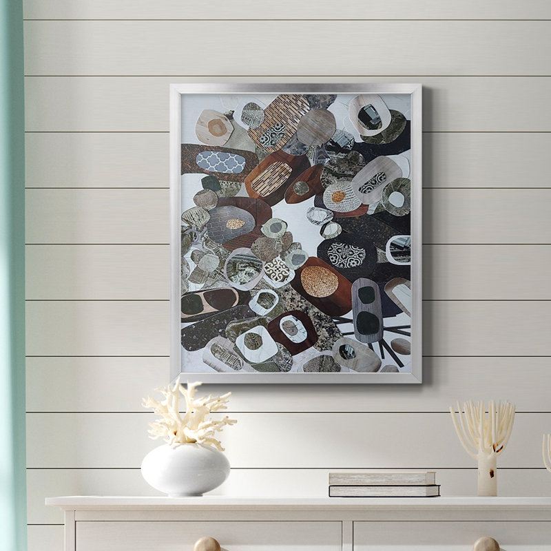 Toile encadrée de qualité supérieure Nil River, Argent, H 24 po x l 20 po