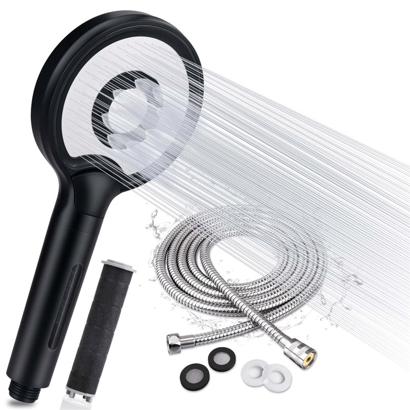 Handheld Shower Head, Matte Black