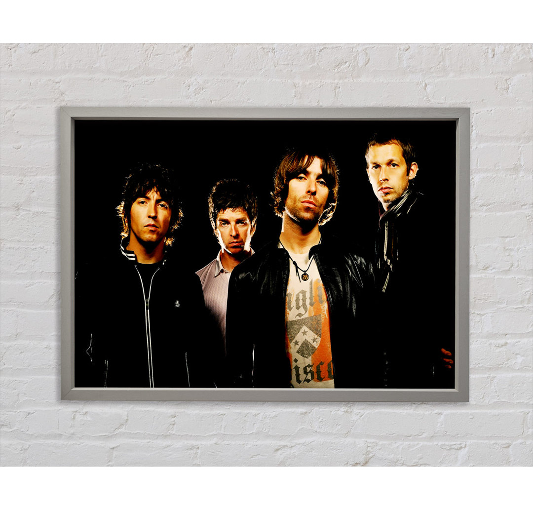 Oasis Champaign Supernova - Einzelner Bilderrahmen Kunstdrucke auf Leinwand