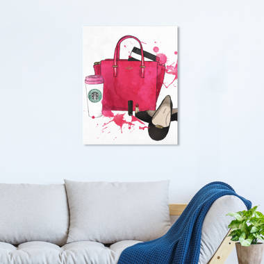 12 X 12 Treasured Handbag Fashion And Glam Unframed Canvas Wall