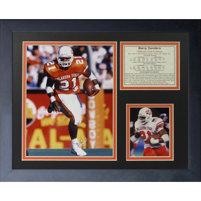 Barry Sanders - OSU Framed Memorabilia