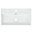 Meuble-lavabo 21,6 po avec lavabo simple en céramique, rangement à gauche-1371669629