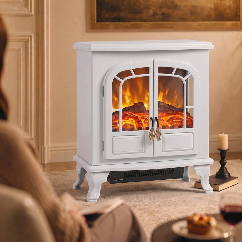 HOMCOM 51 cm W Electric Stove, White