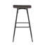 Tabouret de bar pivotant à hauteur fixe Camargo avec pieds fuselés en métal-819937207