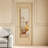 Rounded Rectangle Over The Door Mirror, Full Length Tempered Glass And Aluminum Frame, No Drill Installation For Bedroom, Bathroom, Closet, Entryway 48"X14"(Silver White)