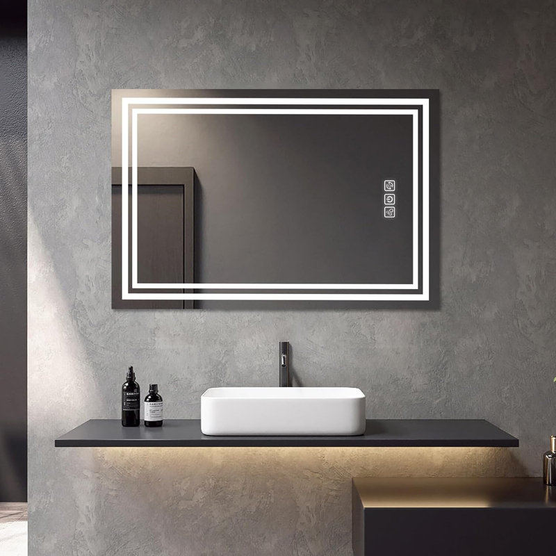 Kaeleah Flat Wall Mirror, 39.96'' x 31.89''