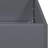 Vidaxl Planter Black Cold-Rolled Steel Large Outdoor Planter Planters-116488451-116488453