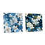 Caulksville - Ensemble de 2 peintures murales en acrylique tropical bord de mer-103927001