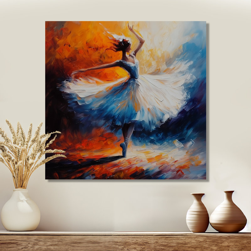 Summer Serenity Ballet Dance I - mode, impression murale sur métal, ballet, H 23 po x l 23 po