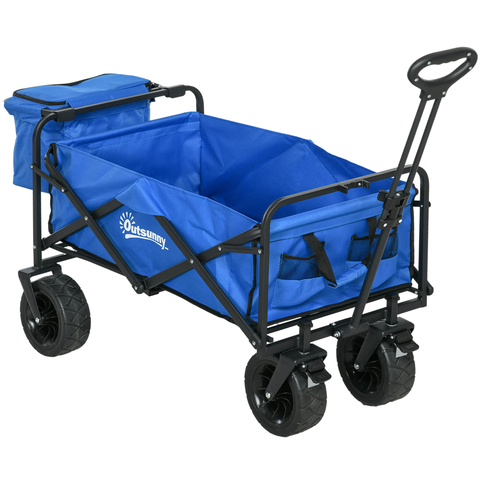 Outsunny 39.4'' H x 22.4'' W Utility Cart | Wayfair