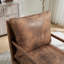 Chaise d'appoint, chaise d'appoint avec accoudoirs rembourrés, chaise d'appoint de ferme avec bois tourné-1935225463