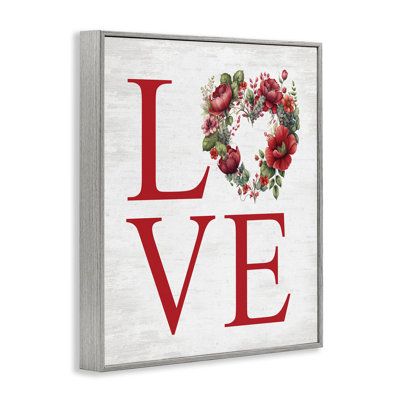 Couronne rustique et romantique, giclée encadrée, design par lettré et doublé
