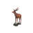 Grand-Scale Red Deer Buck Statue with Base