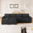 Upholstered Sectional Sofa With Storage Chaise Lounges And USB Ports-1215492242