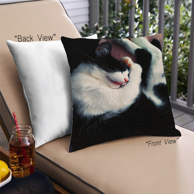 Coussin Cat Cats 16, Microsuède