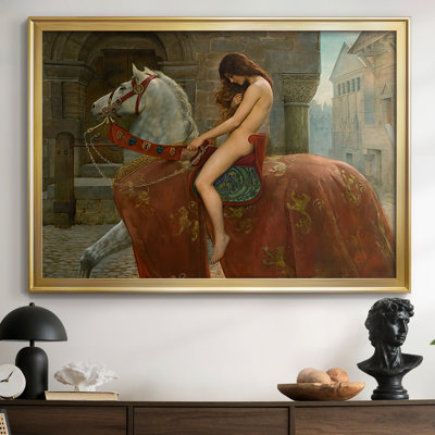 Lady Godiva-John Collier-Framed Gallery Wrapped Canvas-1898